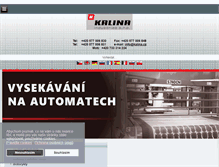 Tablet Screenshot of kalina.cz